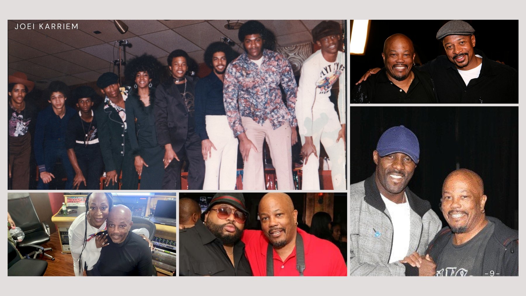 Career photo gallery — early career through present